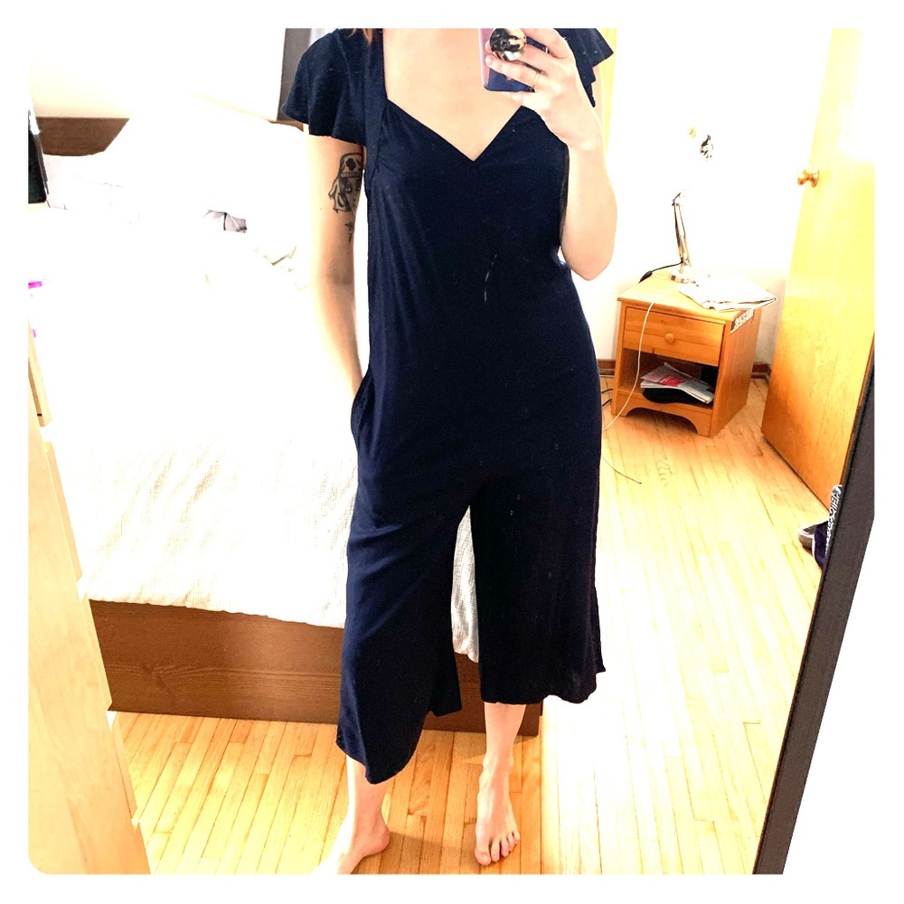 Navy jumpsuit
